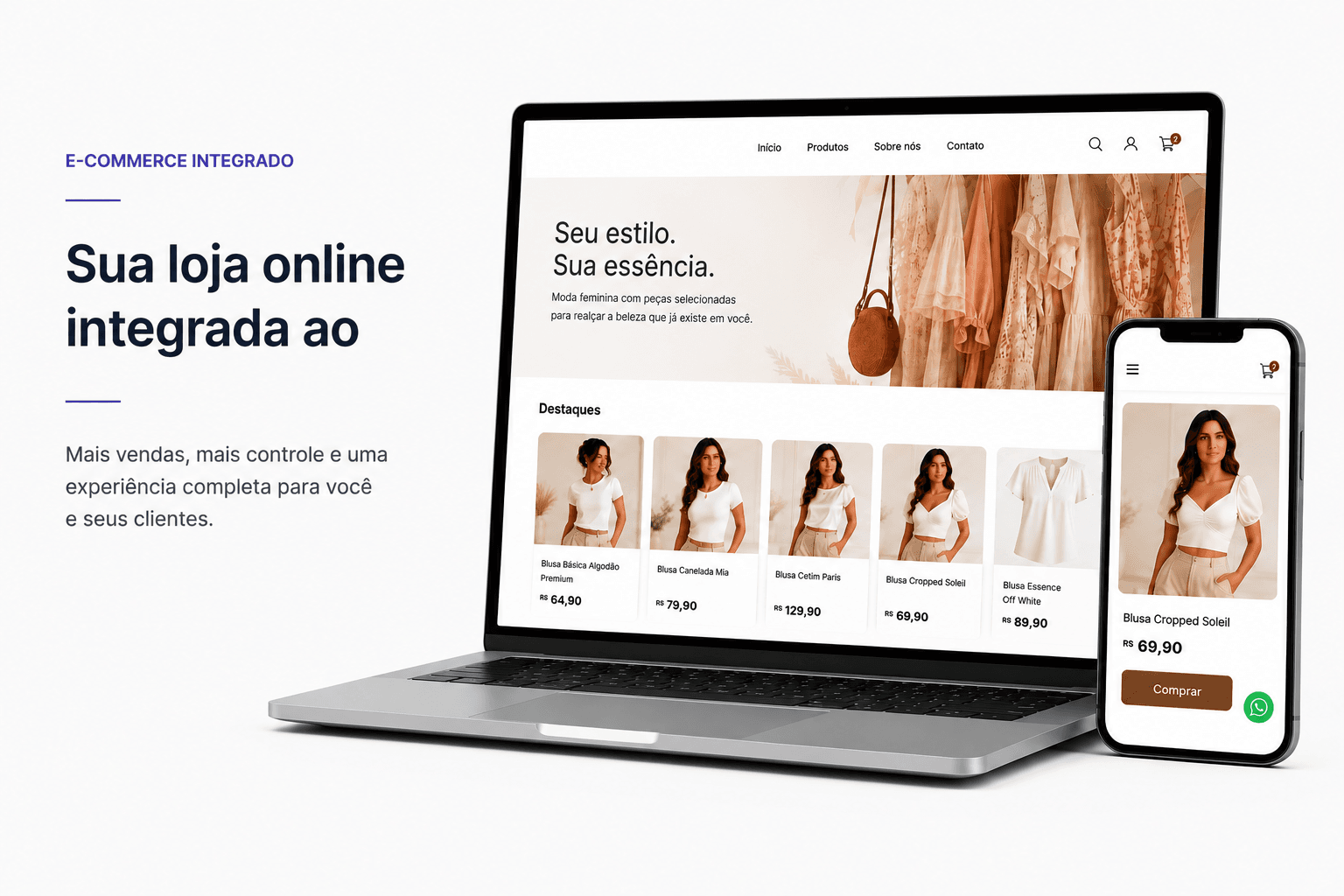 Loja online integrada do Centre One